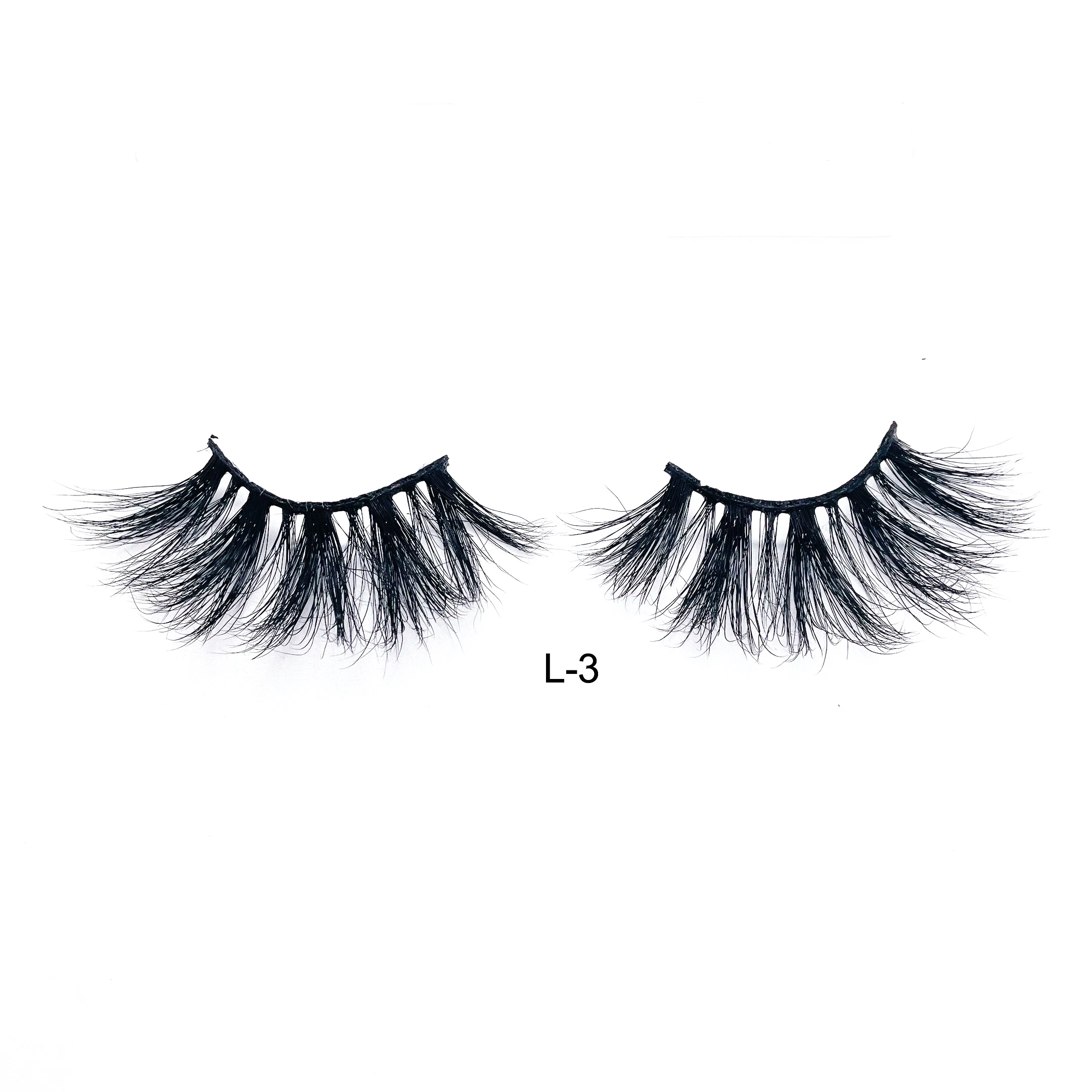 

2021 new wholesale 3d Mink eyelash with baby pink case different styles lash boxes, Black color