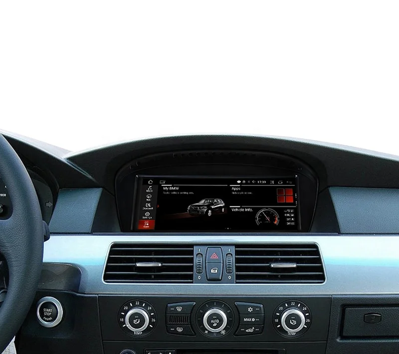

8 Core Carplay Auto Android Radio GPS BT Google Car Head Unit For BMW E60 E61 E62 E90 E91 E92 2005-2012