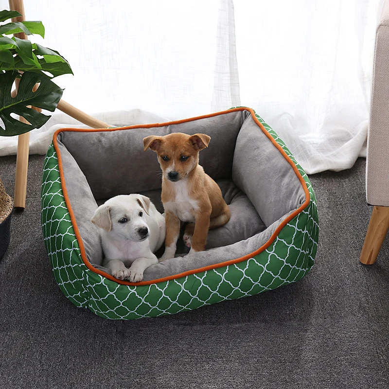

Fashionable Rectangle Big Large Dog Bed, As pictures