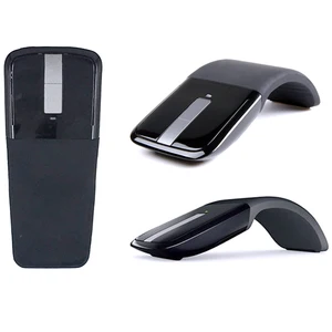 2.4ghz foldable wireless arc touch mouse for micro soft