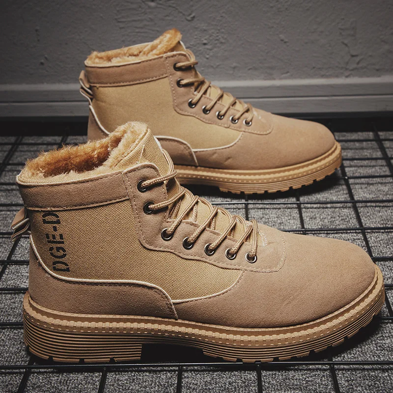 

factory shoes wholesaler boots Lightweight high top Outdoor Walking casual shoes Trendy Name Brand Popular, Black +brown