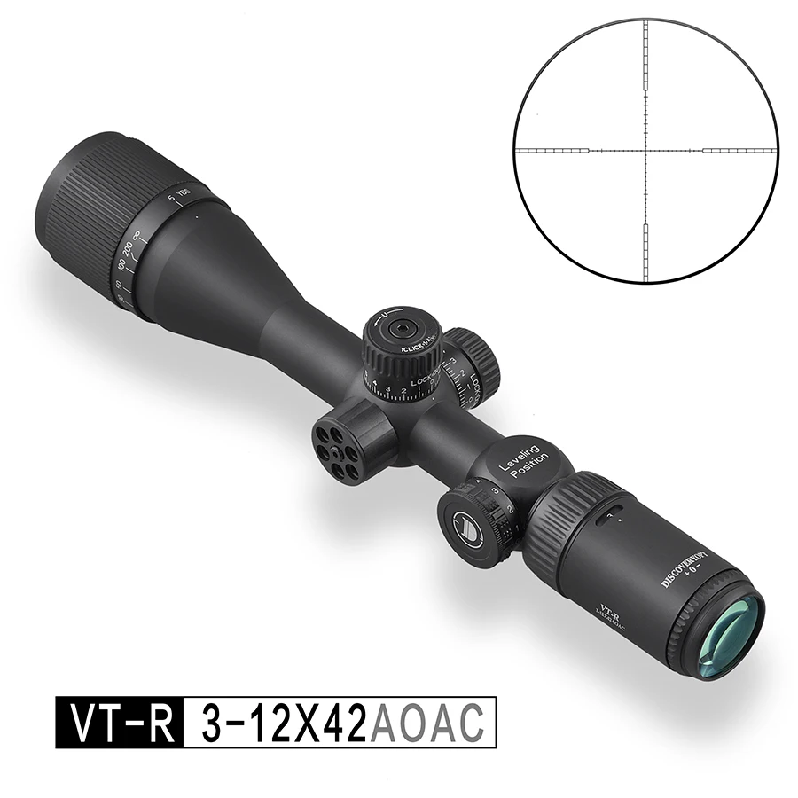 

Discovery optic scopes VT-R 3-12X42AOAC cheap scope China best scope mounted spotting sight hunting equipment