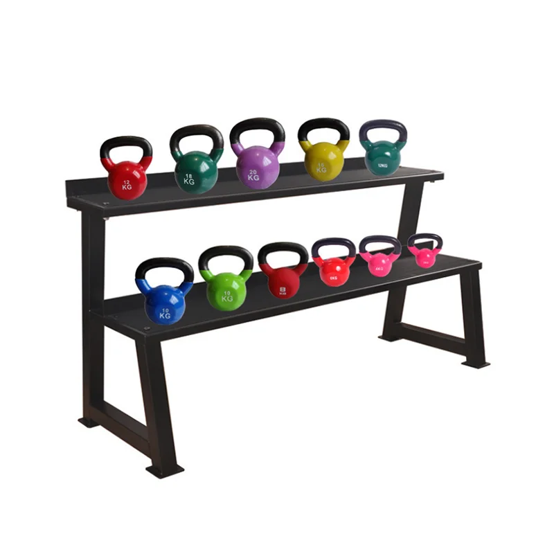 

Model ST1823 High Quality Gym Equipment Two Layers Weight Kettlebell Rack