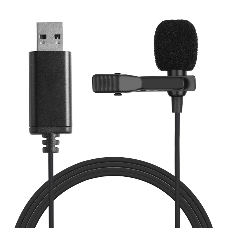 

Lavalier Type C Interface Usb Microphone For Stage Performance, Black