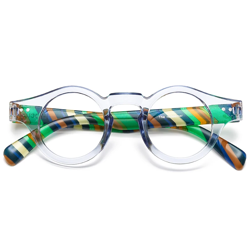 

factory direct high quality low price round frame eyewear children reading glasses with cartoon pattern, Customize color