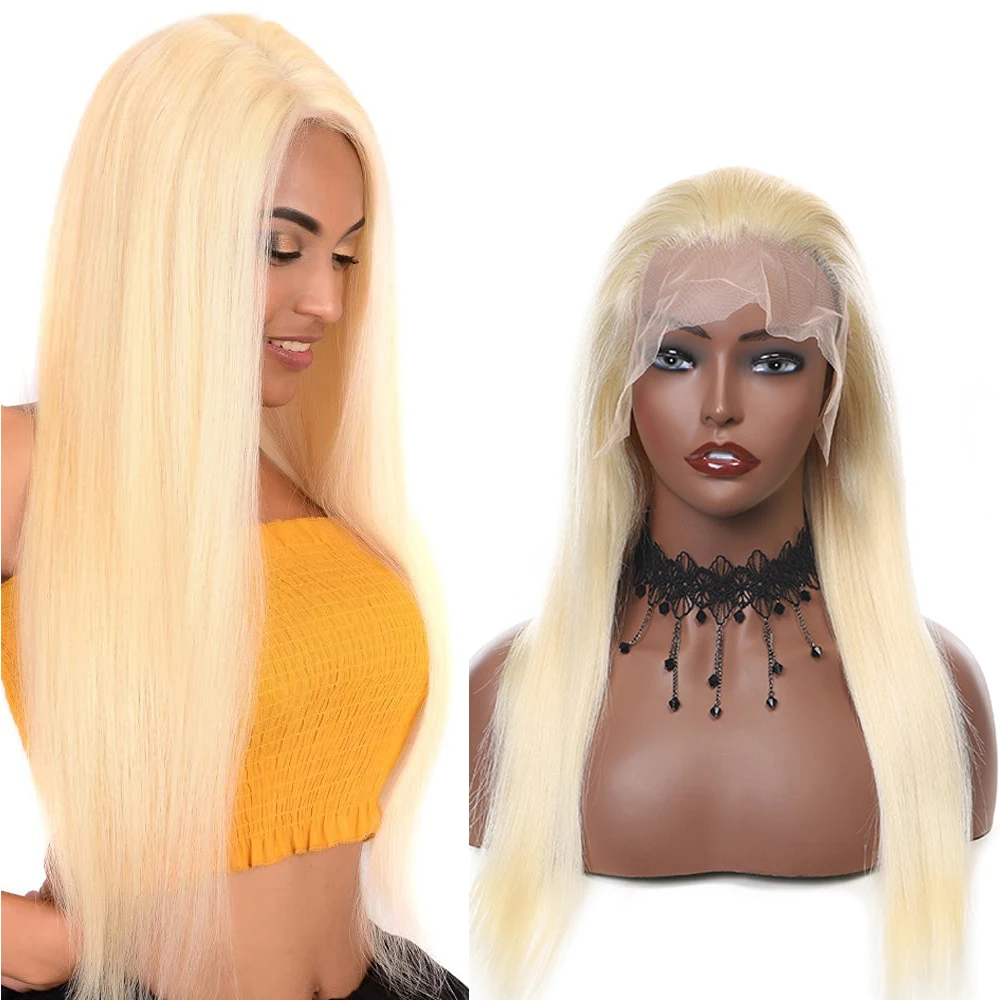 

HD Lace Wigs 100% Virgin Human Hair Natural Hair Frontal Wig For Black Women Honey Blonde 613 Wigs
