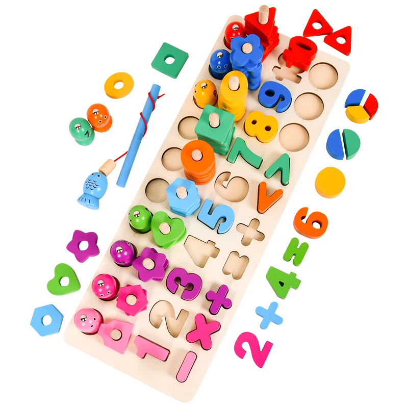 

Math Toys Matching Digital Shape Board Puzzle Toy Math Matching Board