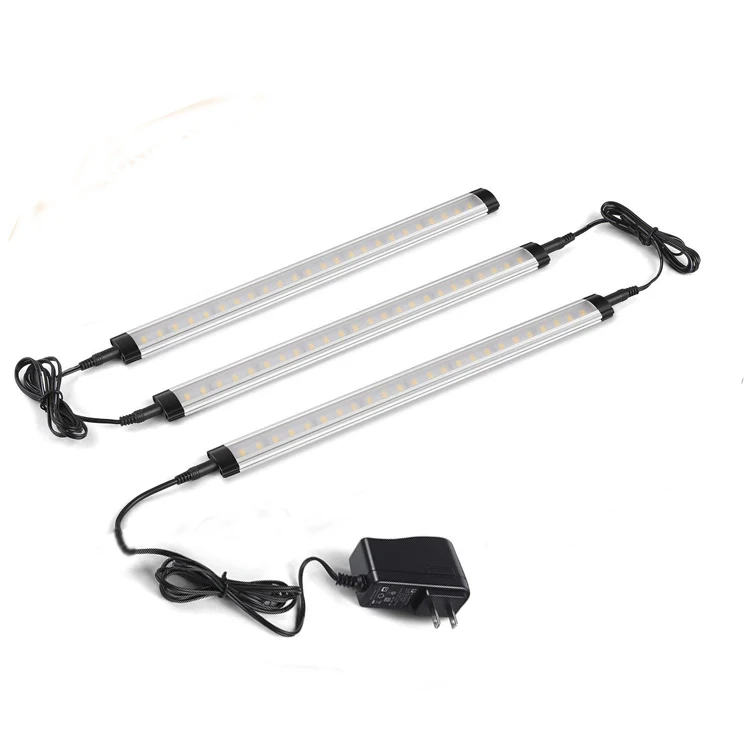 
2020 Linkable Kitchen Touchless Dimming Control Warm White 3000K LED Dimmable Under Cabinet Lighting Kit 