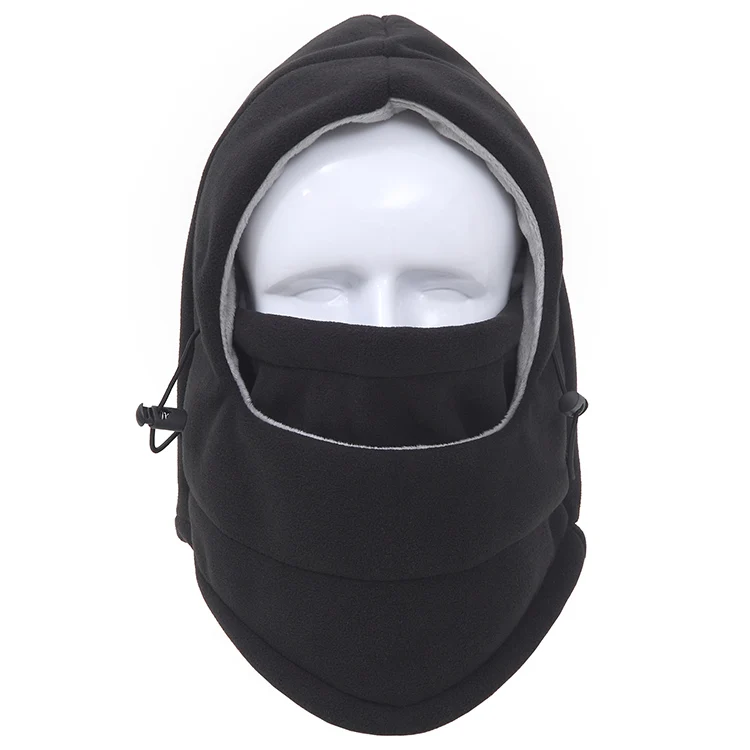 Multifunction Hooded Face Mask Neck Warmer Windproof Mask Beanie Thermal Polar Fleece Balaclava 7122