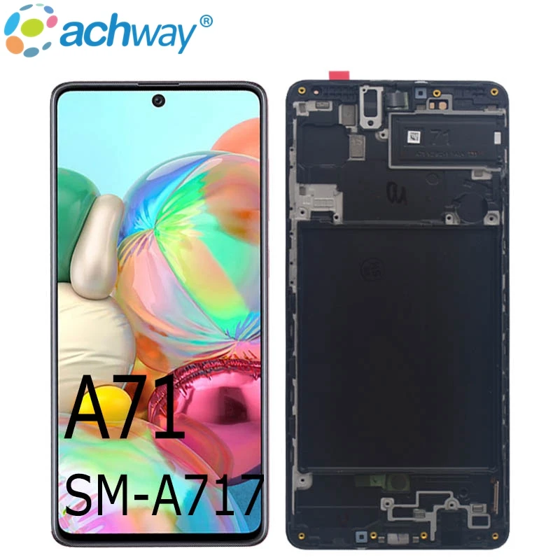 

AMOLED Replacement for Samsung Galaxy A71 LCD Touch Digitizer Assembly A71 Display A715 A715F A715FD