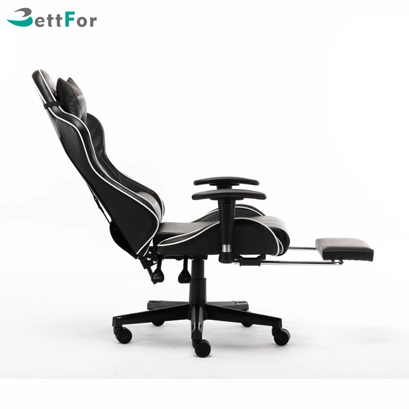 
Custom Logo PS4 Best computer gaming racing chair with footrest 