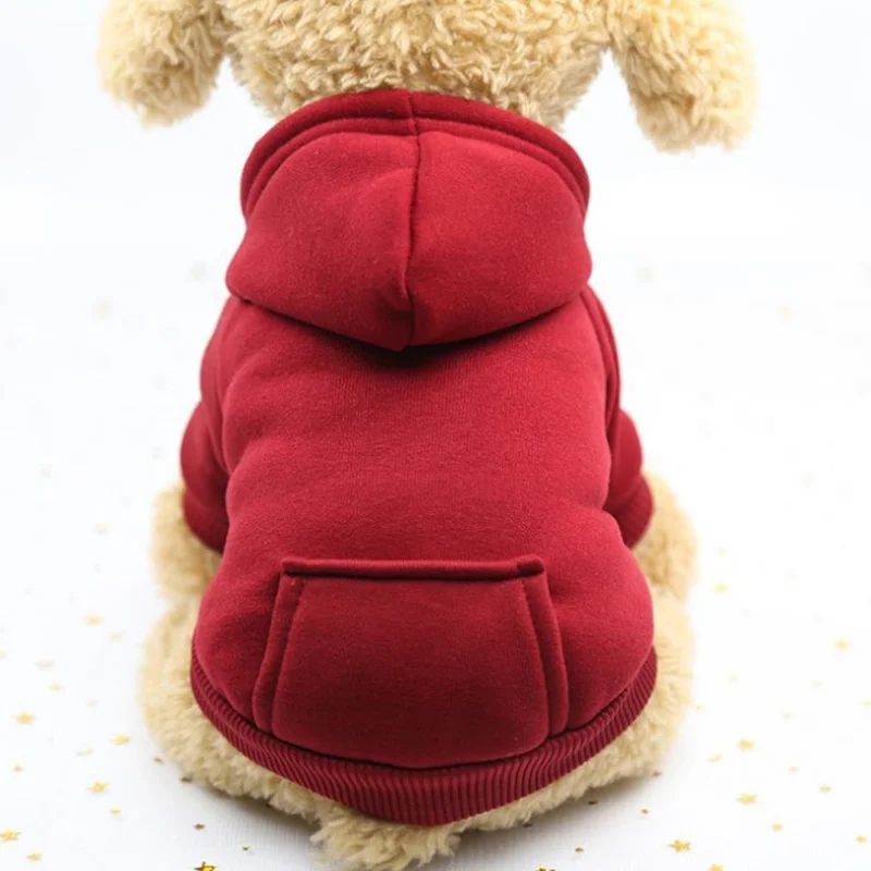 

Pet Products 7 Sizes Dog Clothes Multi Color Blank Dog Hoodie For XXS XXL Small And Big Dog Accessories Petcloth0004, Coffee/wine red/navy blue/orange/purple/pink