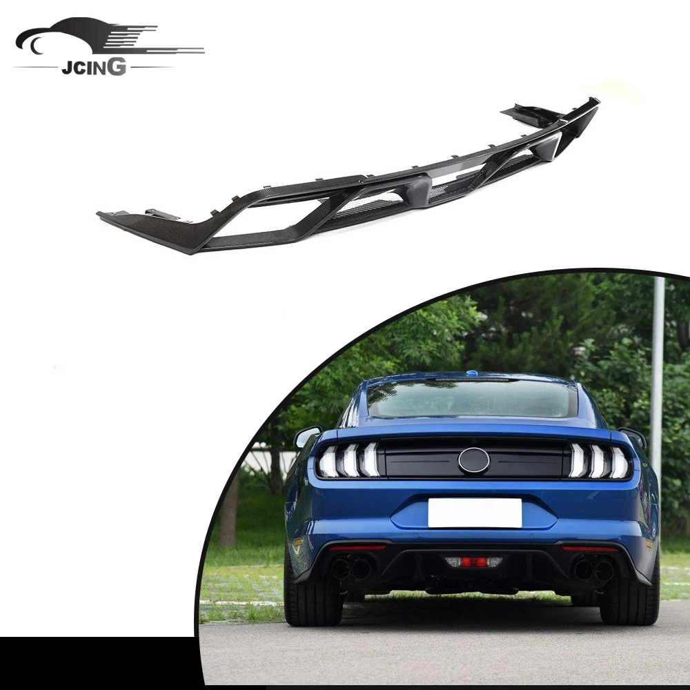 

Factory OEM Carbon Fiber GT Rear Bumper Diffuser Lip for Ford Mustang GT V8 Coupe 2018 2019