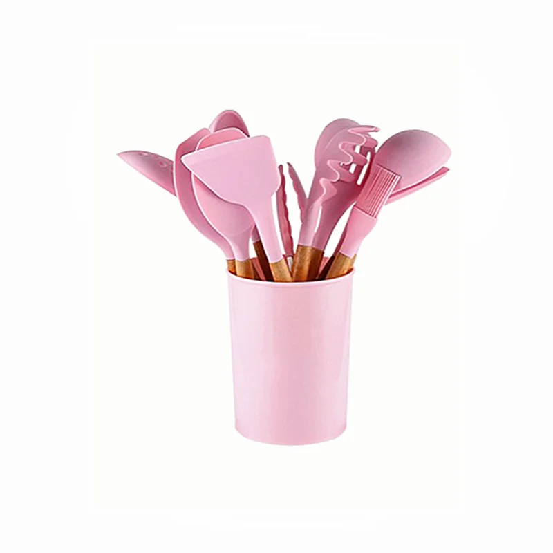 

High quality China factory manufacture  silicone fork spatula, Customized color