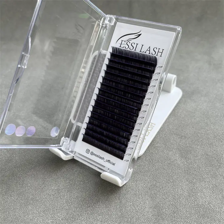 Private Label Pesta As Tray Lashes Super Soft Faux Velvet Lash Blooming Dark 6-30mm 0.03 0.05 Eyelash Extensions