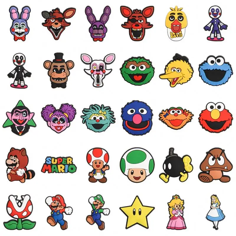 

2022 Custom New Design Cartoon Soft PVC Animation Image Designer Shoe Charms Wholesale