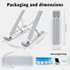Laptop Stand Holder Aluminum Adjustable Steady Portable Notebook Stand Foldable Desktop HolderAdjustable Mount for macbook