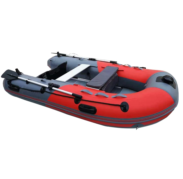 

Inflatable Sports Fishing Boat with Air Floor / Aluminium Floor 270 cm / 9ft 4 Person PVC Manufacturer China Strong