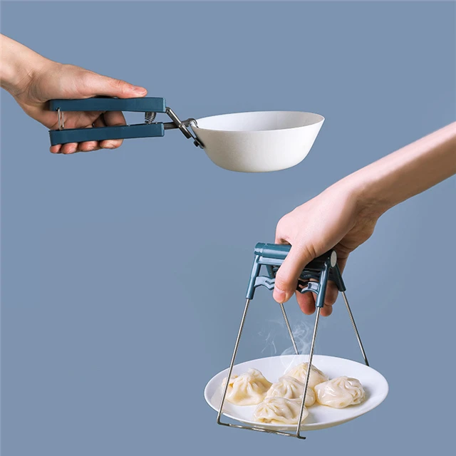 

Multifunctional Kitchen Anti-scalding Tool Non-slip Oven Steamer Tableware Taker Kitchen Accessories, As show
