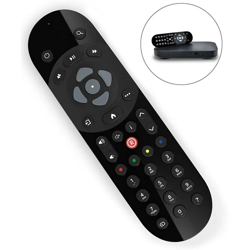 

2021 High quality UK market Sky-Q new Replacement Infrared for Sky Broadcasting Company Sky Q set top box Remote Control 433mhz