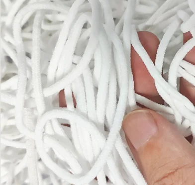 
Round Elastic Rope 3mm 5mm Earloop for Face Mask 