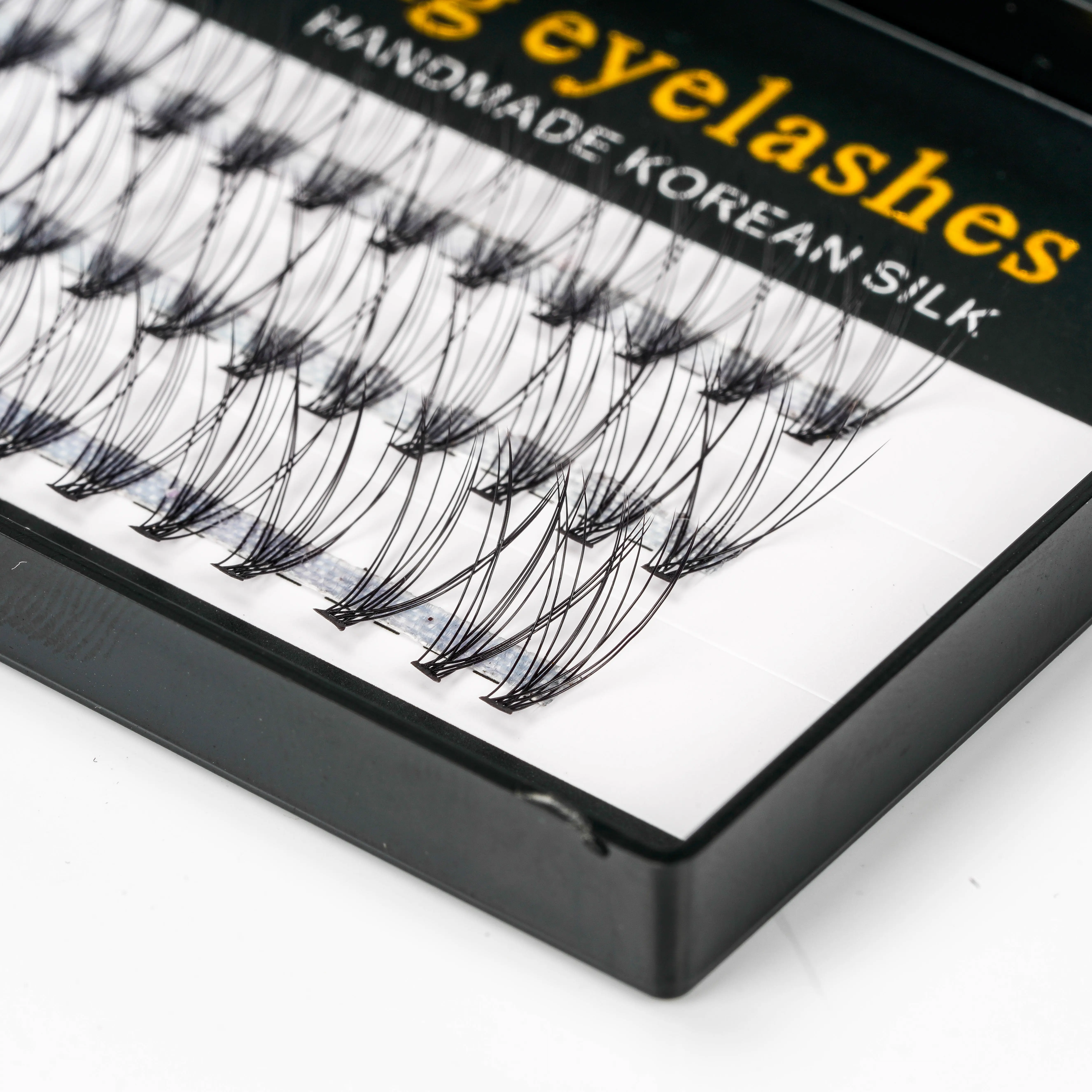 

Grafting Single 10D Heat Bonded cluster flares lash supernatural false lashes extension Vendor