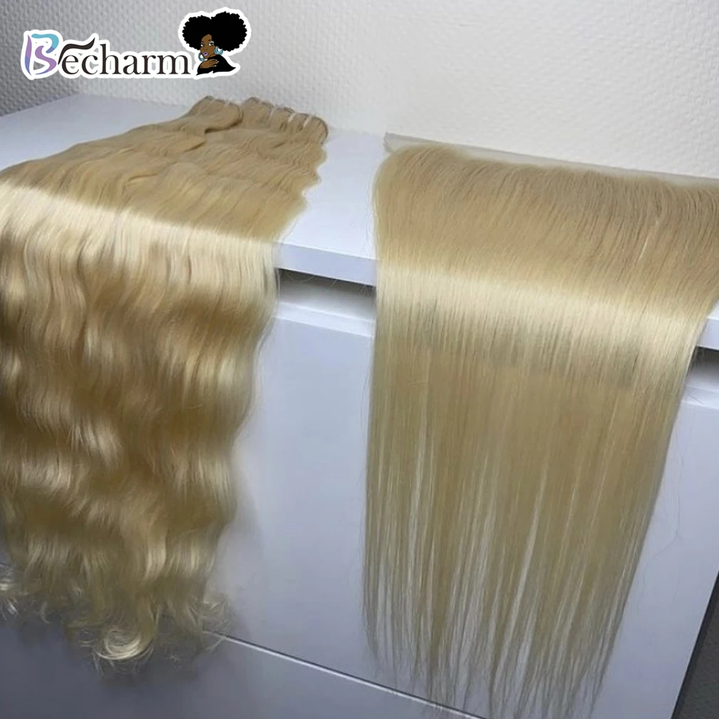 

Fast Shipping Natural Color Bone Straight 613 Honey Blonde 613 Virgin Hair Unprocessed 100% Remy Brazilian Human Hair Extensions