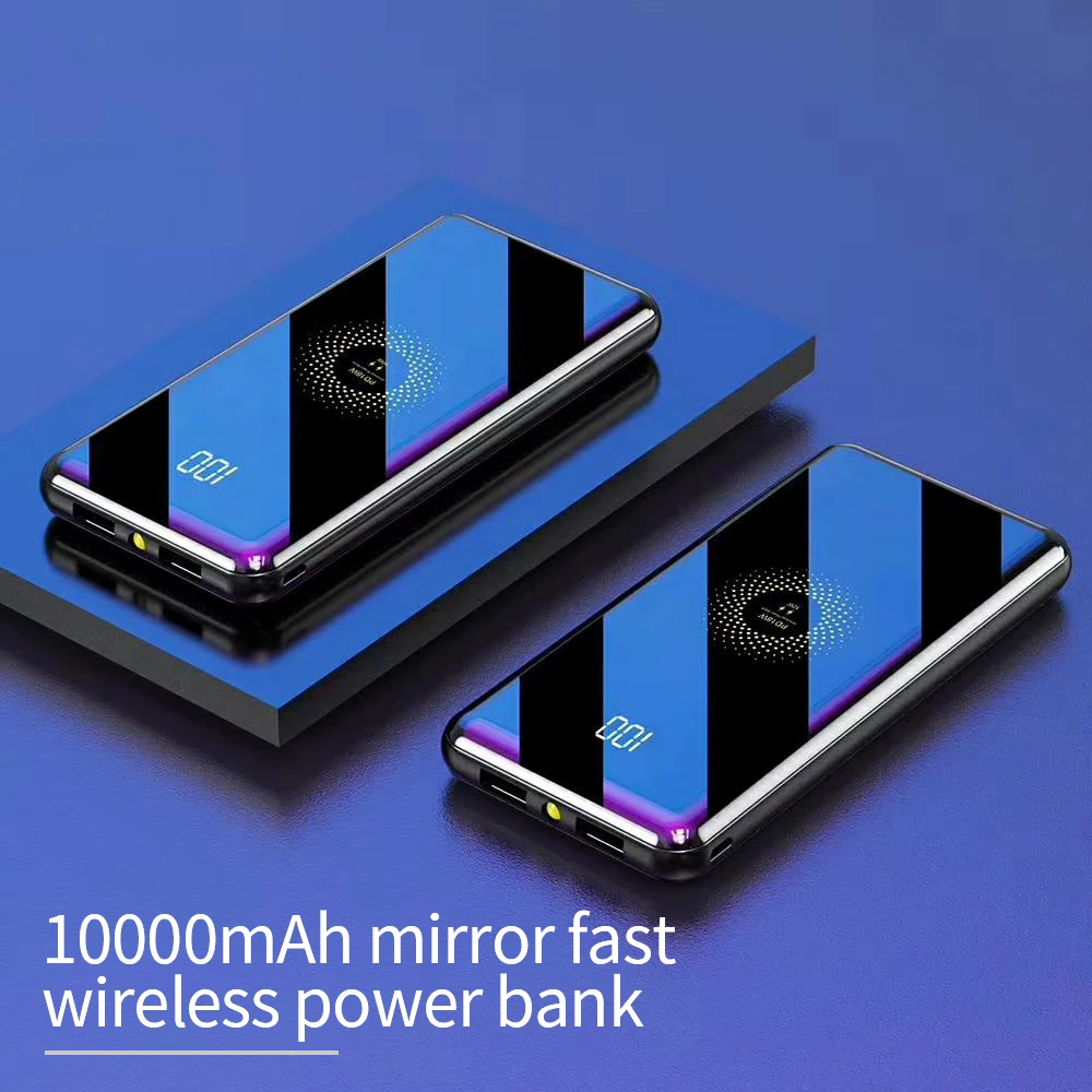 

2020 PD QC 3.0 fast charging power bank 10000mah new trending products electronics best Power Bank Dual USB Wireless power bank