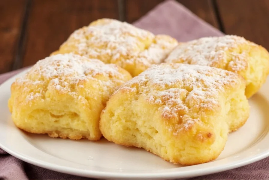 Bowl of sopapilla ingredients