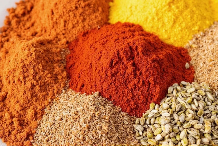 Cumin and chili flavors
