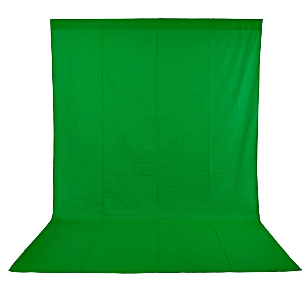 

100% Cotton Muslin Background Photography Backdrop Chromakey Green Screen For Photo Studio Green White Black Bule Gray