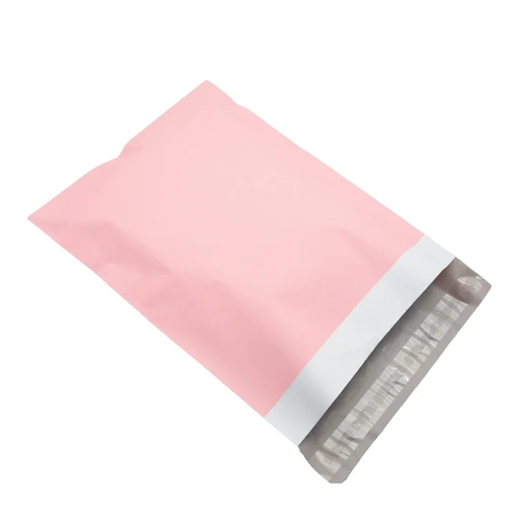 

Custom pink color tear proof poly mailers bag12x15