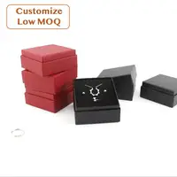 

Faux Leather Jewelry Box Necklace Box Stud Earrings Bracelet Wholesale Customized Logo Factory Direct Hard Box