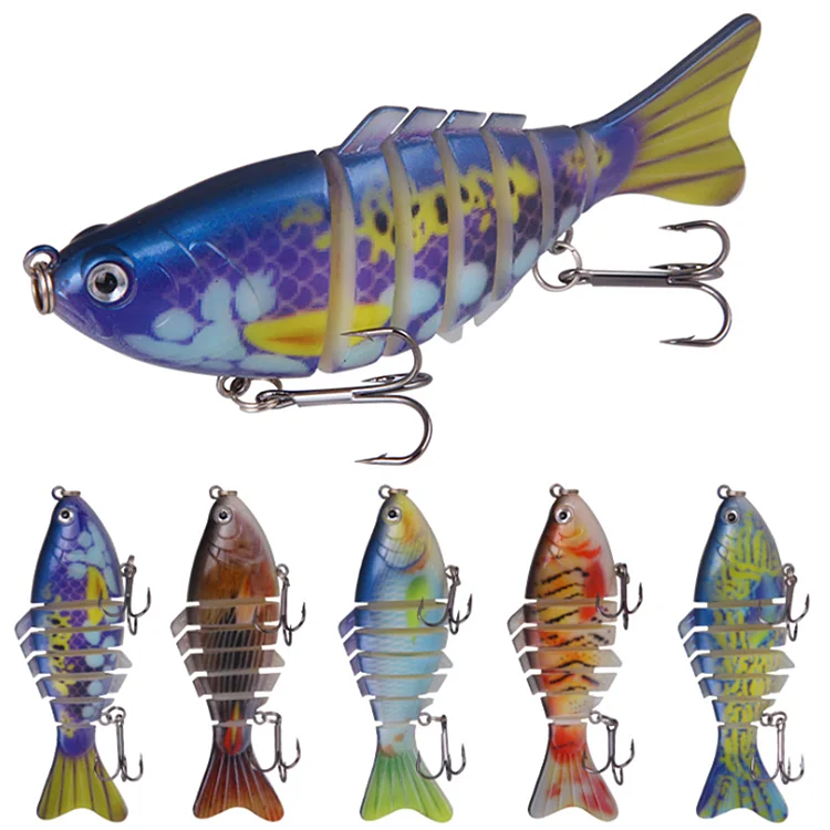 

9cm 15.5g Segmented 7 Sections Swimbait Fishing Lure Artificial Bait Fishing Tackle Swim Hard Bait Wobblers fishing tackles