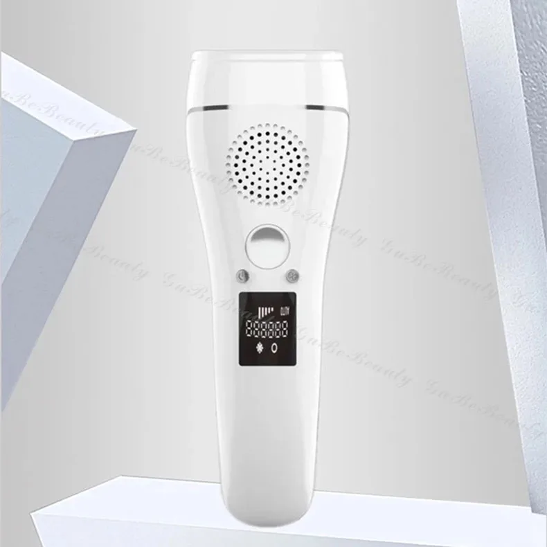 

Gubebeauty IPL ice freezing household full body laser hair removal depilator epilator laser hair removal machine for men women, White