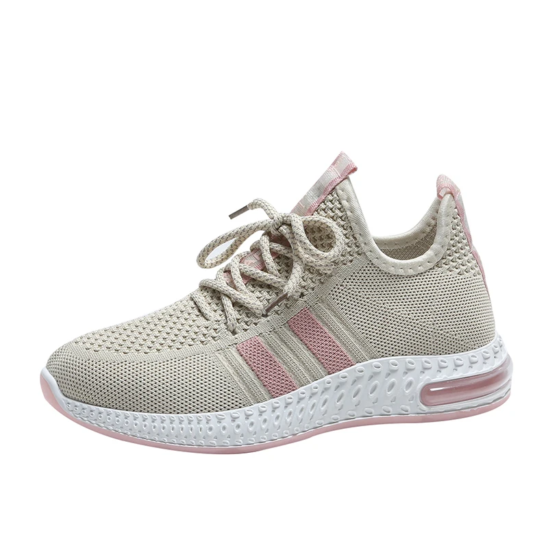 

New design breathable mesh upper fashion sneakers women's sports shoes, Optional