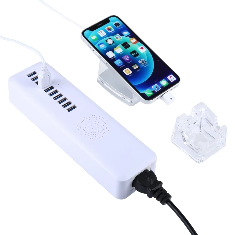 

Mobile Phone Anti-theft Alarm Display Stand with Remote Control with 8 Pin Port for iPhone 12 11 X 8