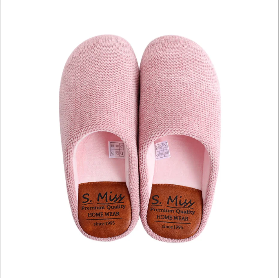 

Winter high quality japanese style soft unisex home slippers