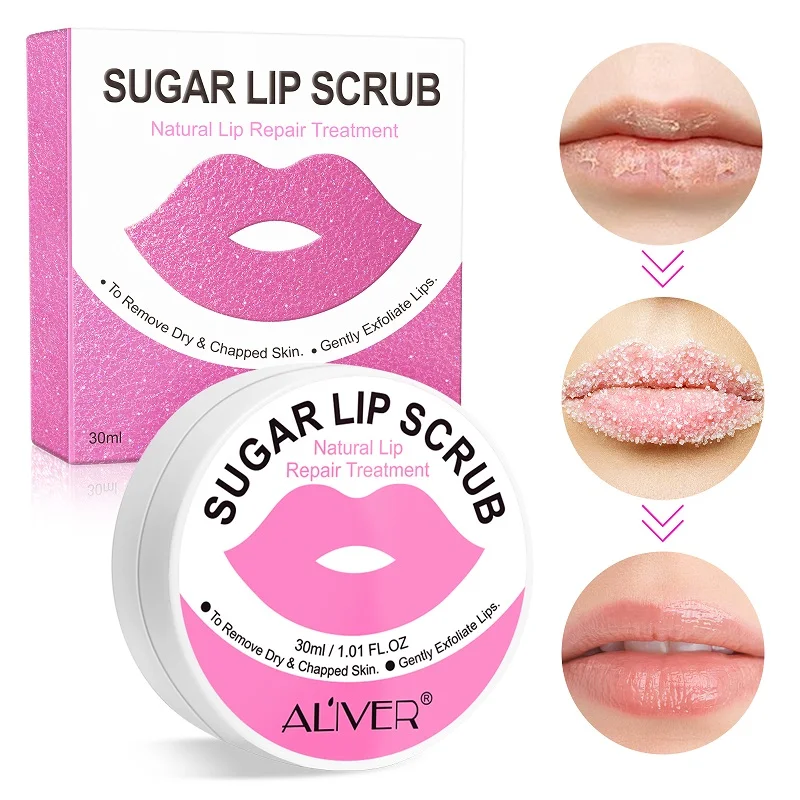

OEM Private Label Natural Sugar Lip Scrub Exfoliating Nourishing Moisturizing Lip Balm