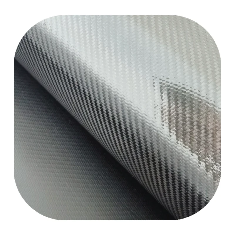 

3k Tpu/Pvc Coated Carbon Fiber Leather Fabric For making bags and suitcases