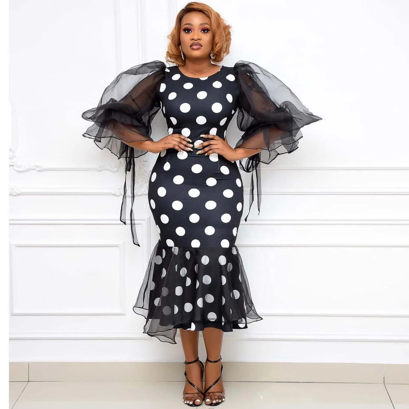

new arrival 2021 African fashion dress quinceanera dress Lady party women Peplum dress