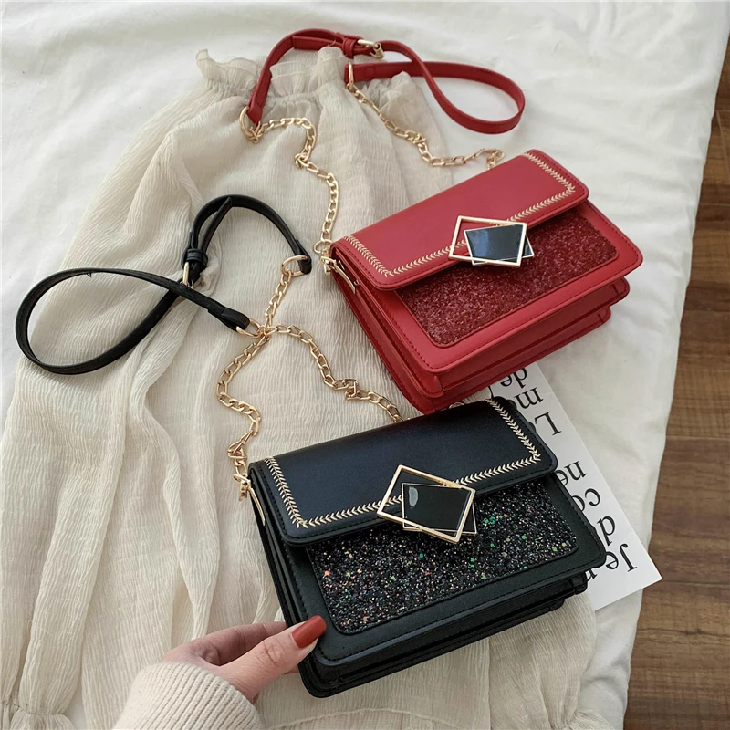 

New Handbags Small Sequins Shoulder Handbag Wholesale Sacs a Main Femme Bags Women Handbags, Multicolor