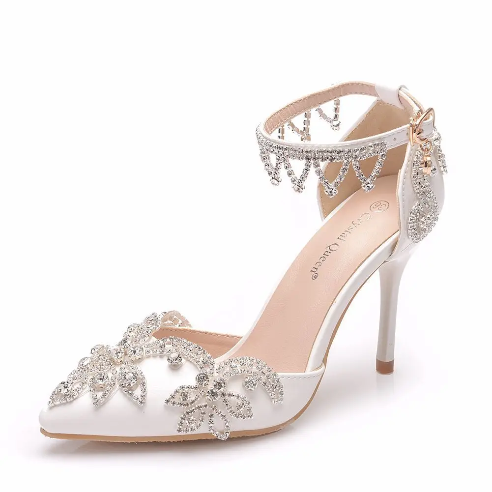 

Stilettos shiny ladies wholesale ladies transparent sexy luxury sandals lace-up shoes gold leather high heelsl