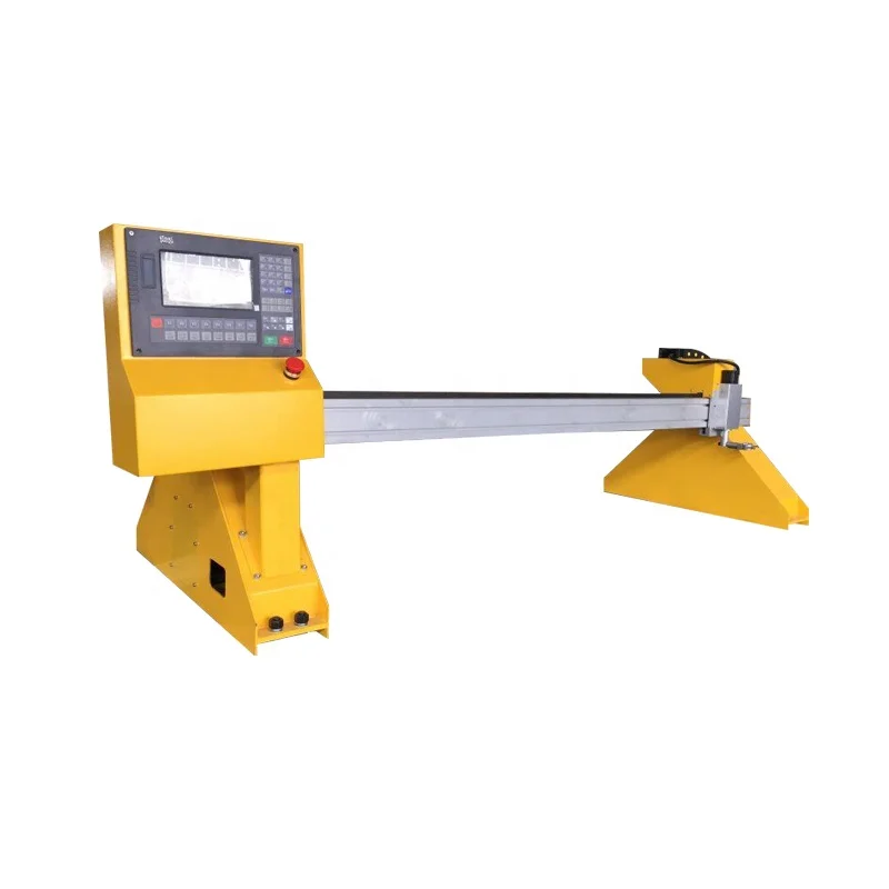 heavy bridge mini gantry type CNC plasma cutter machine metal steel flame gas cutting machine