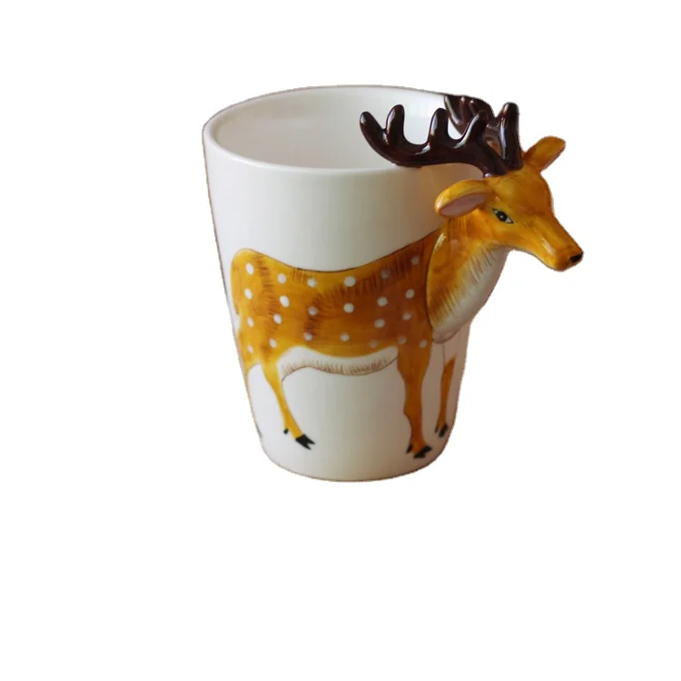 

Zogifts stoneware coffee milk mug tea creative cartoon ceramic cup with customized logo, As the picture