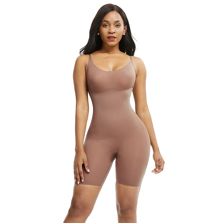 Women Full Slimming Tummy Control Body Shaper Bodysuit Hip Enhancer Butt Lifter Shapewear