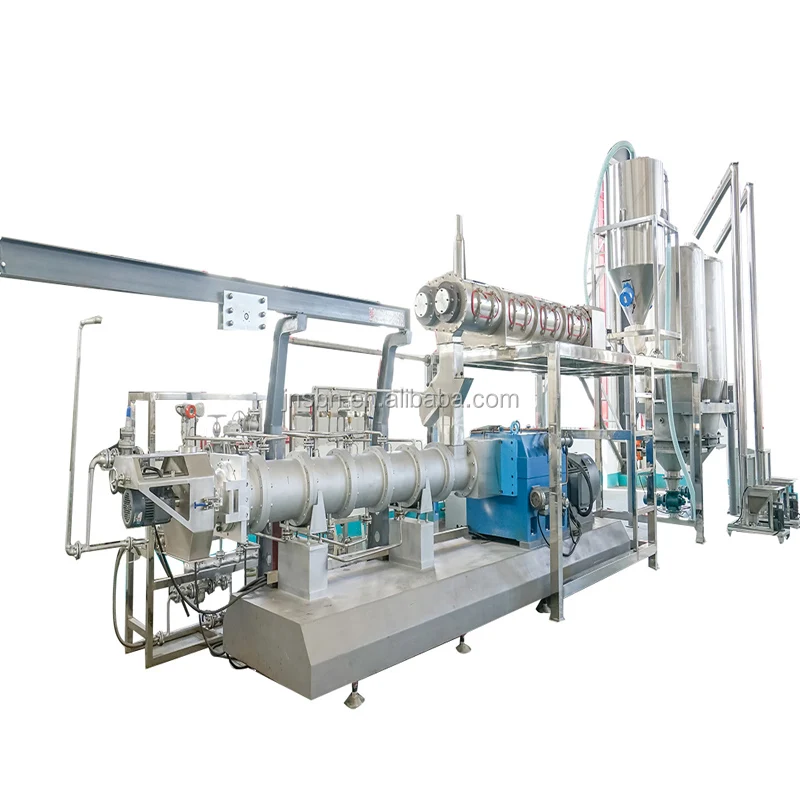 200-260kg/h Double Screw Food Extruder Floating Fish Feed Production Line Machine