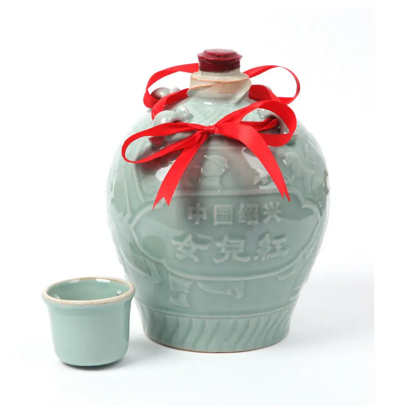 
Chinese daughter wine Superior shaoxing yellow rice wine aged 6 2.55L 