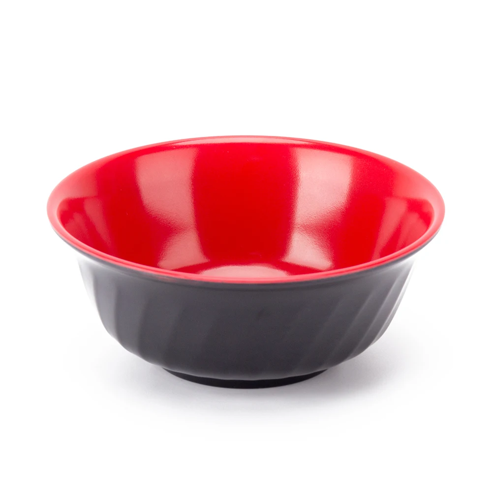 

Wholesale Kitchen Bowls  Melamine Serving Food Mixing Bowl Salad Dinner Bowls, Black and red