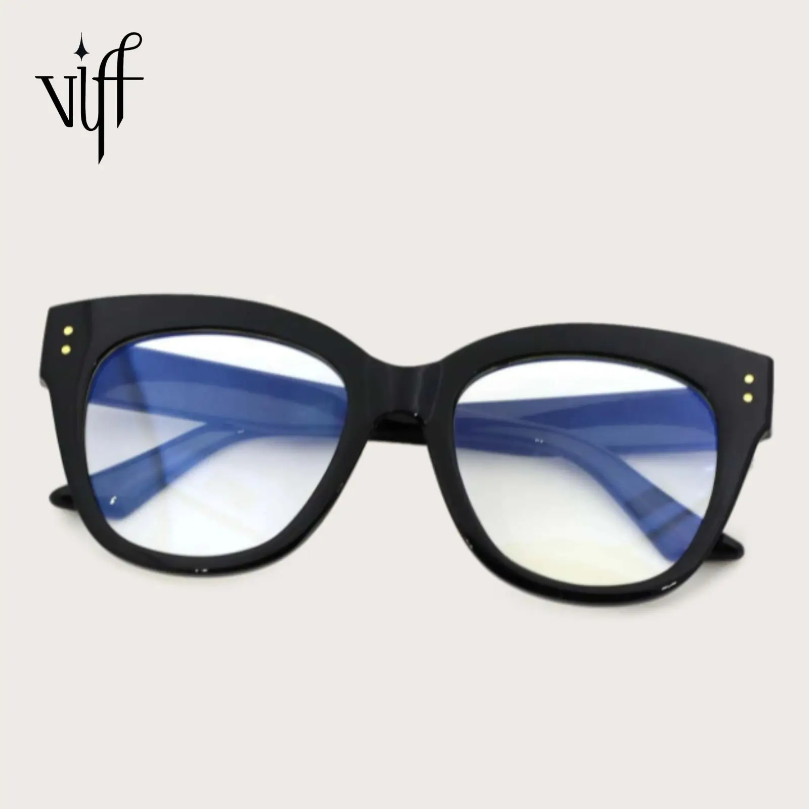 

VIFF HP18461 Custom Filter Blocking Eyewear Square Gaming Computer Unisex Eyeglasses Frames Anti Blue Light Blocking Glasses
